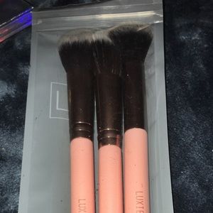 3 piece Luxie brush set